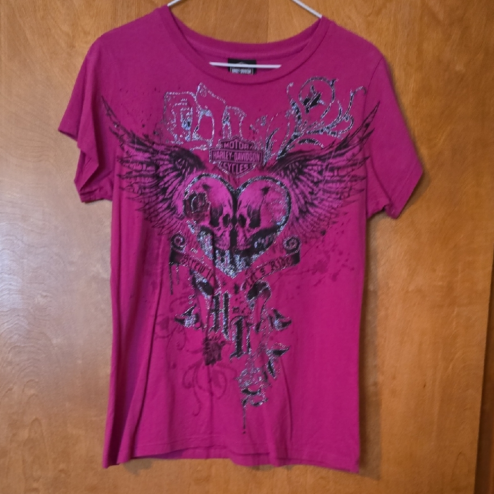 Harley-Davidson Pink Graphic Tee